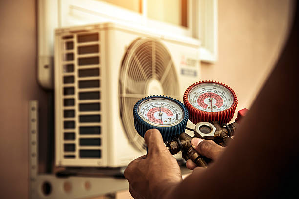 Professional Hvac technician working in West Milton, OH